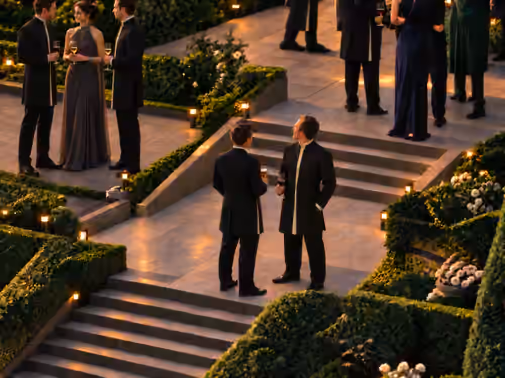 Political and corporate gathering